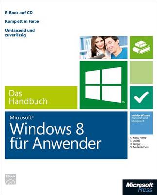 Book cover for Microsoft Windows 8 Fur Anwender - Das Handbuch