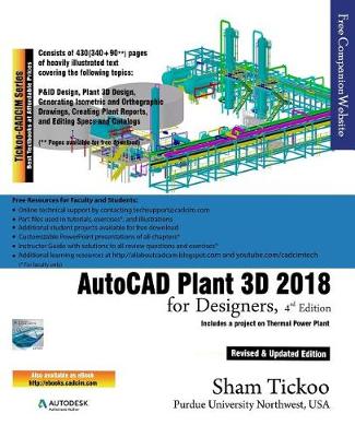 Book cover for AutoCAD Plant 3D 2018 for Designers