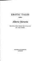 Book cover for Erotic Tales