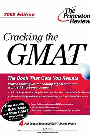 Cover of Cracking Gmat 2002