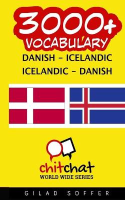 Book cover for 3000+ Danish - Icelandic Icelandic - Danish Vocabulary