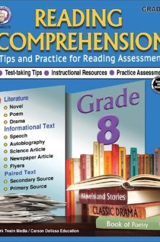 Cover of Reading Comprehension, Grade 8