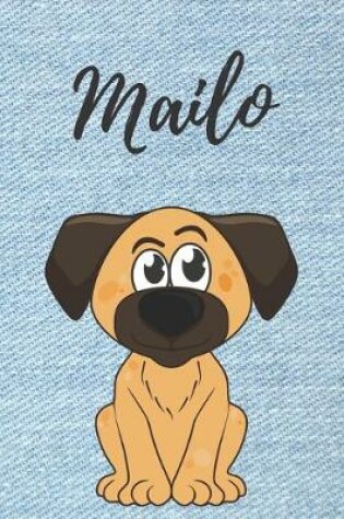Cover of Mailo Hund-Malbuch / Notizbuch Tagebuch