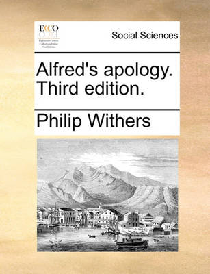 Book cover for Alfred's Apology. Third Edition.