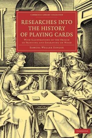 Cover of Researches into the History of Playing Cards