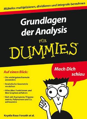 Cover of Grundlagen der Analysis fur Dummies
