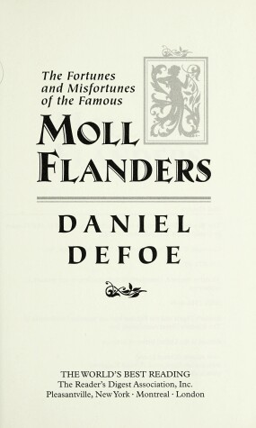 Book cover for Moll Flanders -MTV