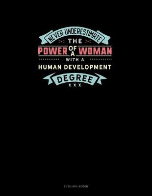 Cover of Never Underestimate The Power Of A Woman With A Human Development Degree