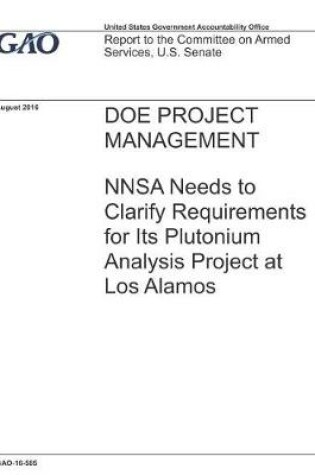 Cover of DOE Project Management