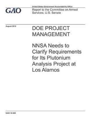 Book cover for DOE Project Management