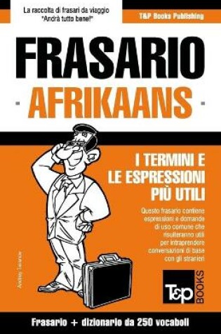 Cover of Frasario Italiano-Afrikaans e mini dizionario da 250 vocaboli