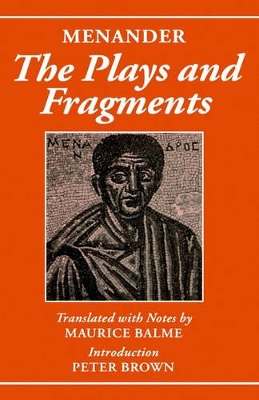 Book cover for Menander: The Plays and Fragments