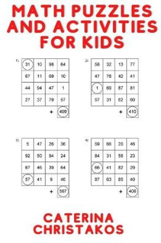 Cover of Math Puzzles and Activities for Kids