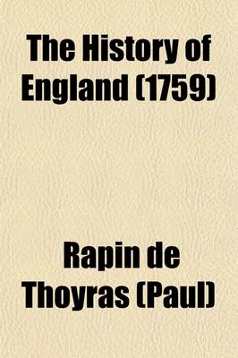 Book cover for The History of England Volume 5