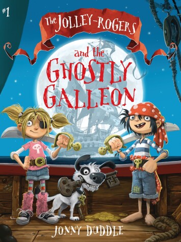 Book cover for The Jolley-Rogers and the Ghostly Galleon