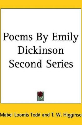 Cover of Poems by Emily Dickinson Second Series