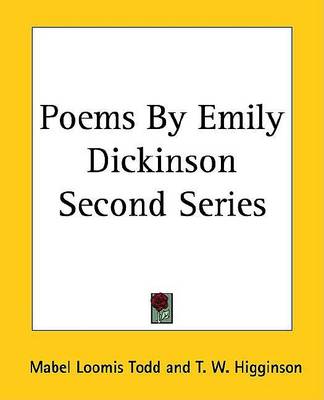 Book cover for Poems by Emily Dickinson Second Series