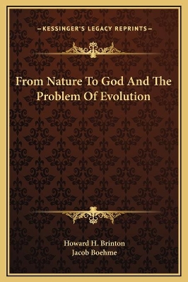 Book cover for From Nature To God And The Problem Of Evolution