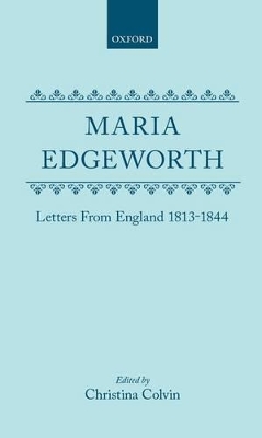 Book cover for Letters from England 1813-1844