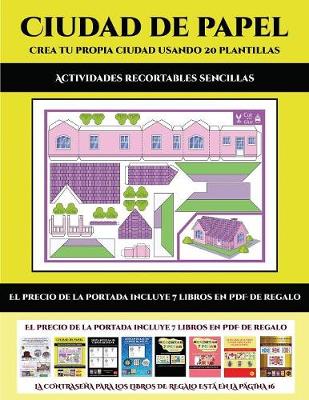 Book cover for Actividades recortables sencillas (Ciudad de papel