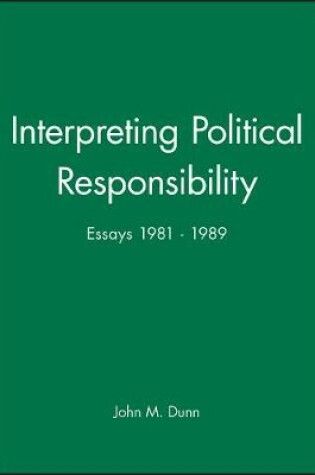 Cover of Interpreting Political Responsibility