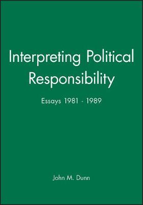 Book cover for Interpreting Political Responsibility