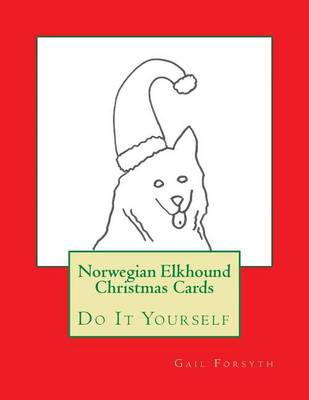 Book cover for Norwegian Elkhound Christmas Cards