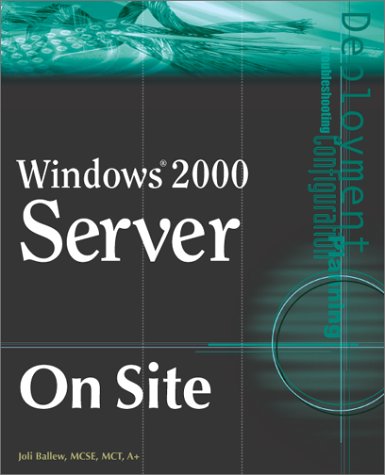 Book cover for Windows 2000 Server on Site