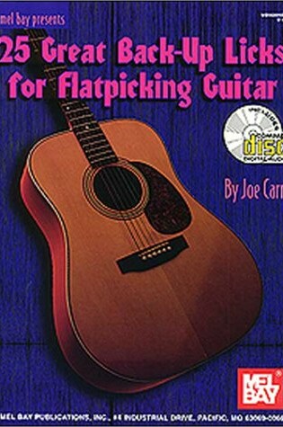 Cover of 25 Great Back-Up Licks for Flatpicking Guitar