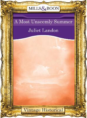 Book cover for A Most Unseemly Summer