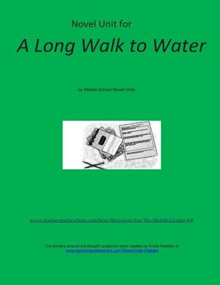 Book cover for Novel Unit for A Long Walk to Water