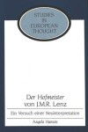 Book cover for Der Hofmeister von J. M. R. Lenz