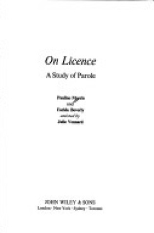 Cover of On Licence