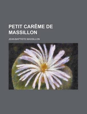 Book cover for Petit Careme de Massillon