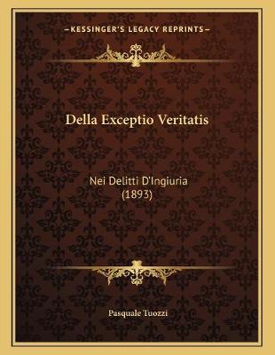 Book cover for Della Exceptio Veritatis