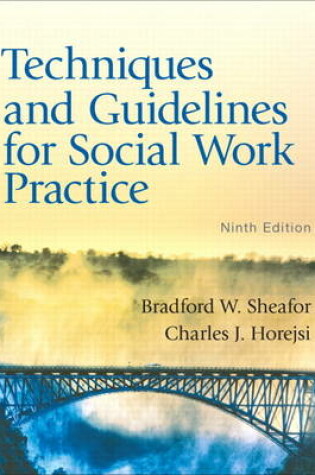 Cover of Techniques and Guidelines for Social Work Practice with MySocialWorkLab with eText -- Access Card Package