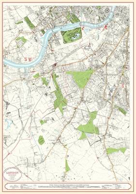 Book cover for London Street Map 1863 - South West