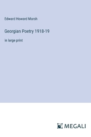 Cover of Georgian Poetry 1918-19