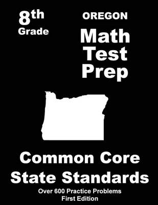 Book cover for Oregon 8th Grade Math Test Prep