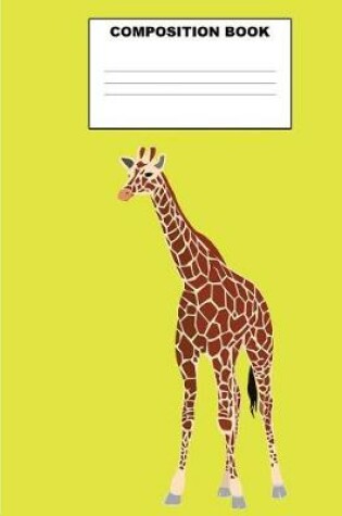 Cover of Giraffe Composition Book