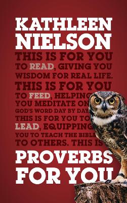 Book cover for Proverbs For You