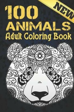 Cover of Animals Adult Coloring Book New