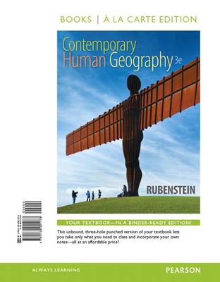 Book cover for Contemporary Human Geography, Books a la Carte Edition