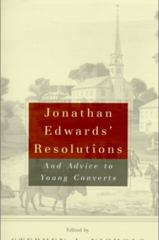 Cover of Jonathan Edwards Resolutions.