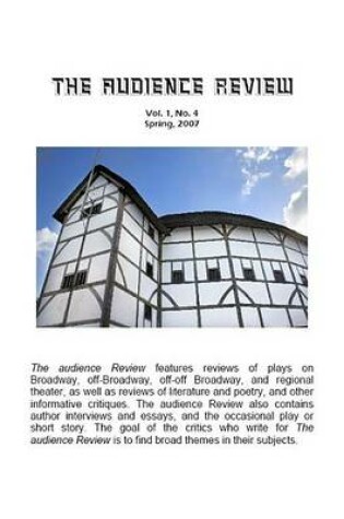 Cover of The Audience Review, Vol. 1, No. 4