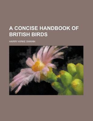 Book cover for A Concise Handbook of British Birds