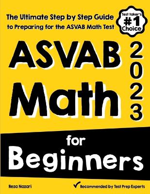 Book cover for ASVAB Math for Beginners