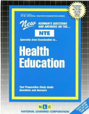 Book cover for Health Education