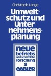 Book cover for Umweltschutz und Unternehmensplanung