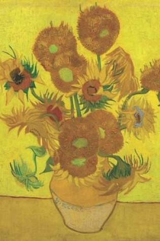 Cover of Yellow Sunflowers Black Paper Sketchbook